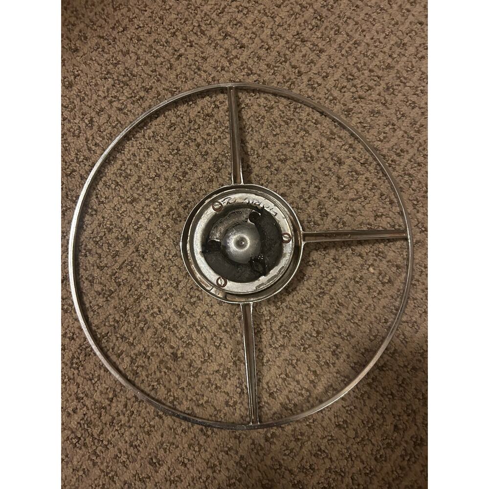 Vintage Studebaker chrome OEM horn ring 1951-1954 in perfect condition, no pits